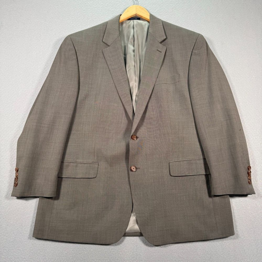 Ralph Lauren Blazer Coat Jacket‎ Mens 46 Brown Dillards Formal Casual Wool Suits